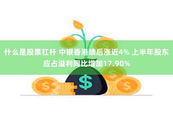 什么是股票杠杆 中银香港绩后涨近4% 上半年股东应占溢利同比增加17.90%